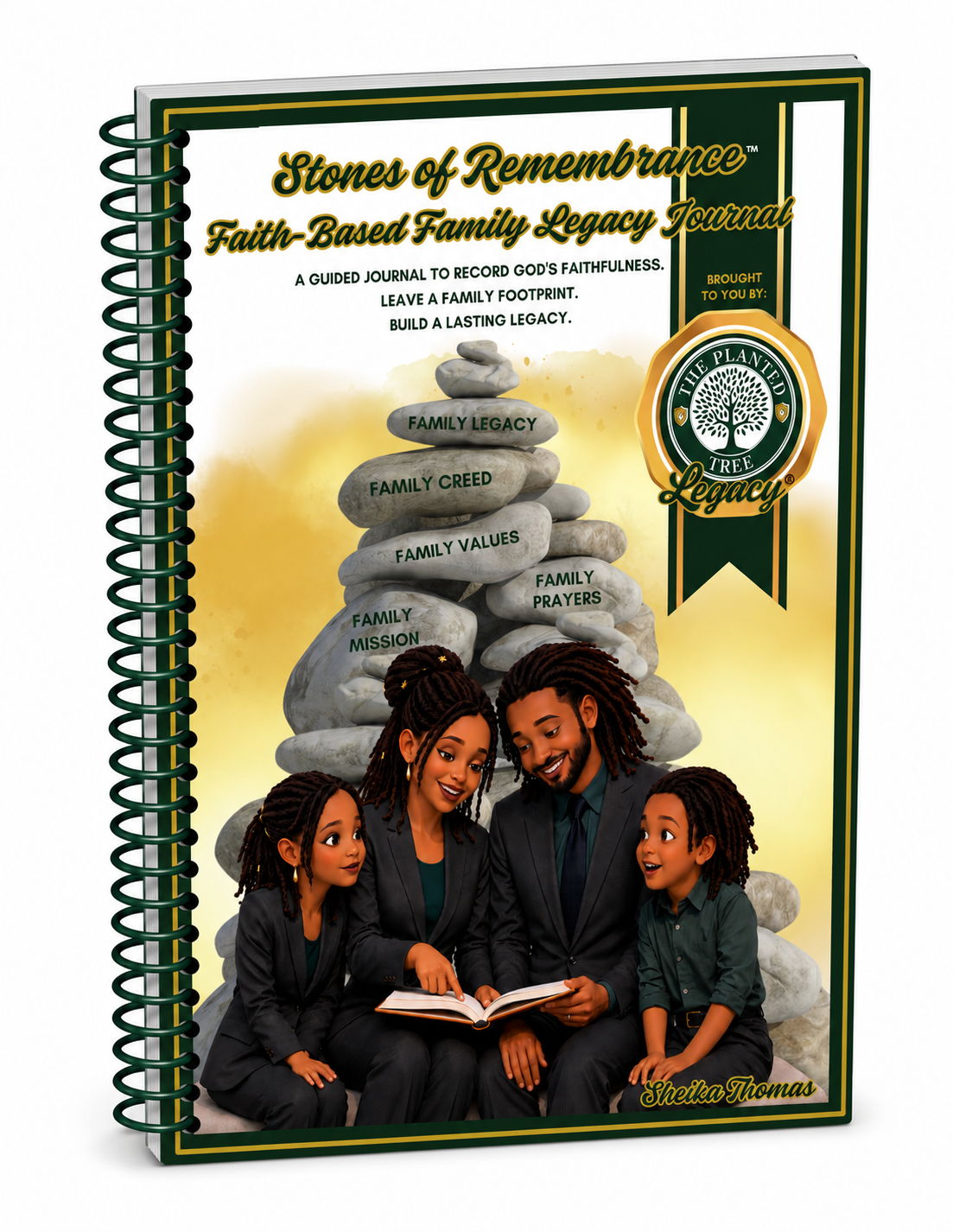 Stones of Remembrance™ Faith-Based Legacy Journal (Hard Cover)